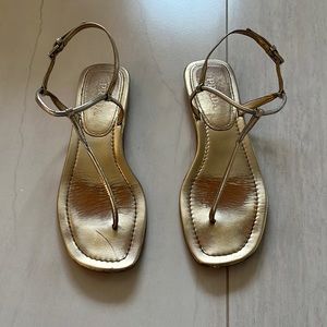 COPY - Prada gold tone sandals size 38